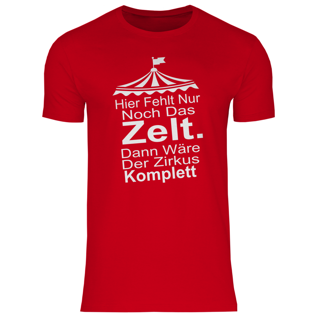 Herren T-Shirt hier fehlt nur noch-w