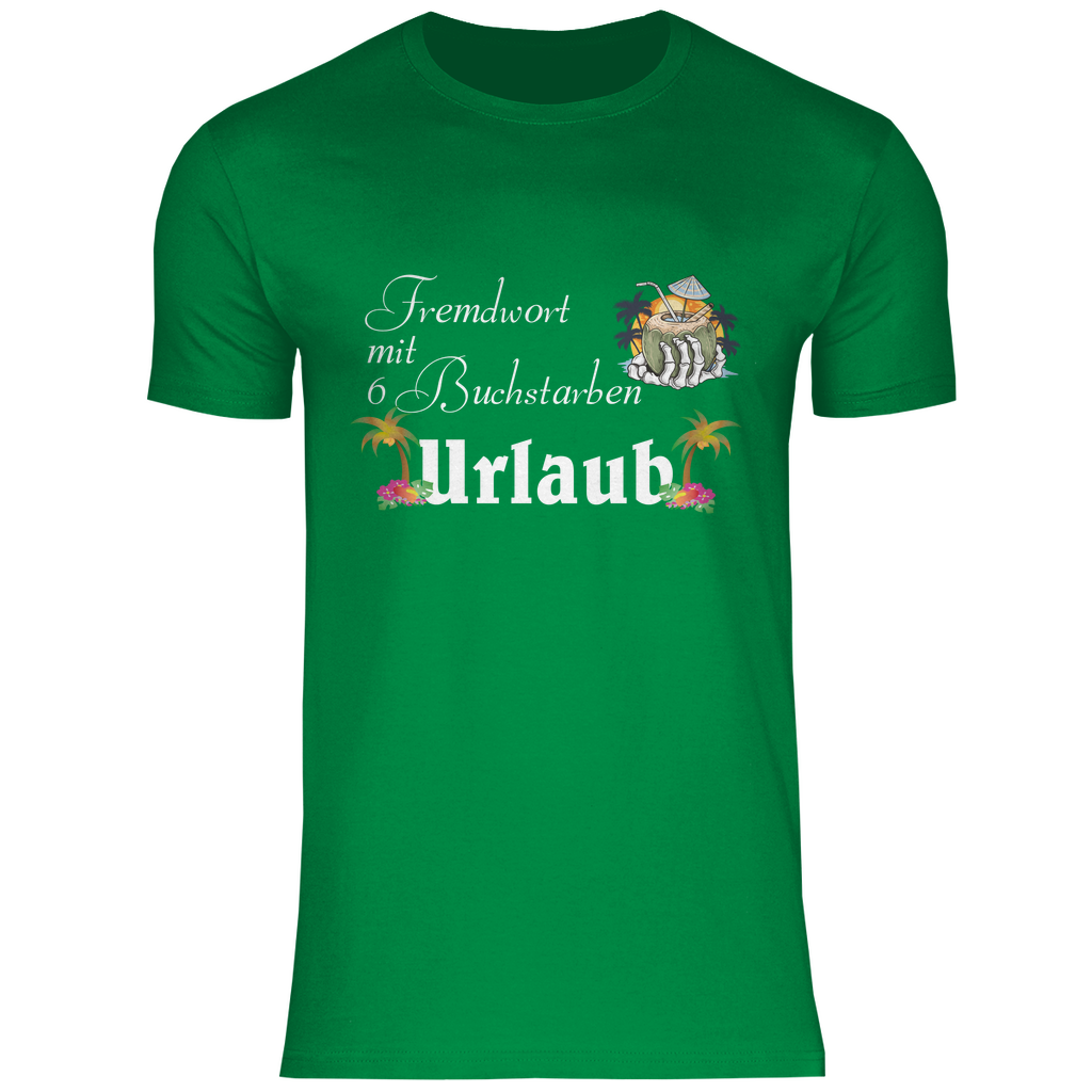 Herren T-Shirt Urlaub