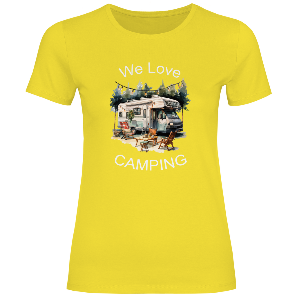 Damen T-Shirt we love camping-01