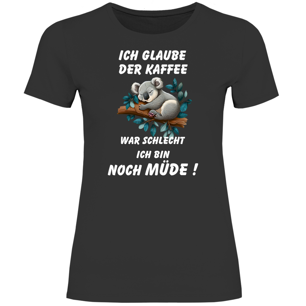 Damen T-Shirt kaffee-01