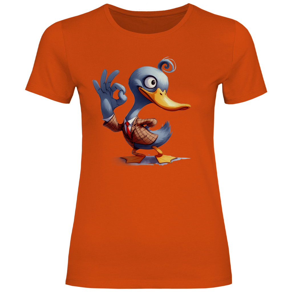 Damen T-Shirt ente01