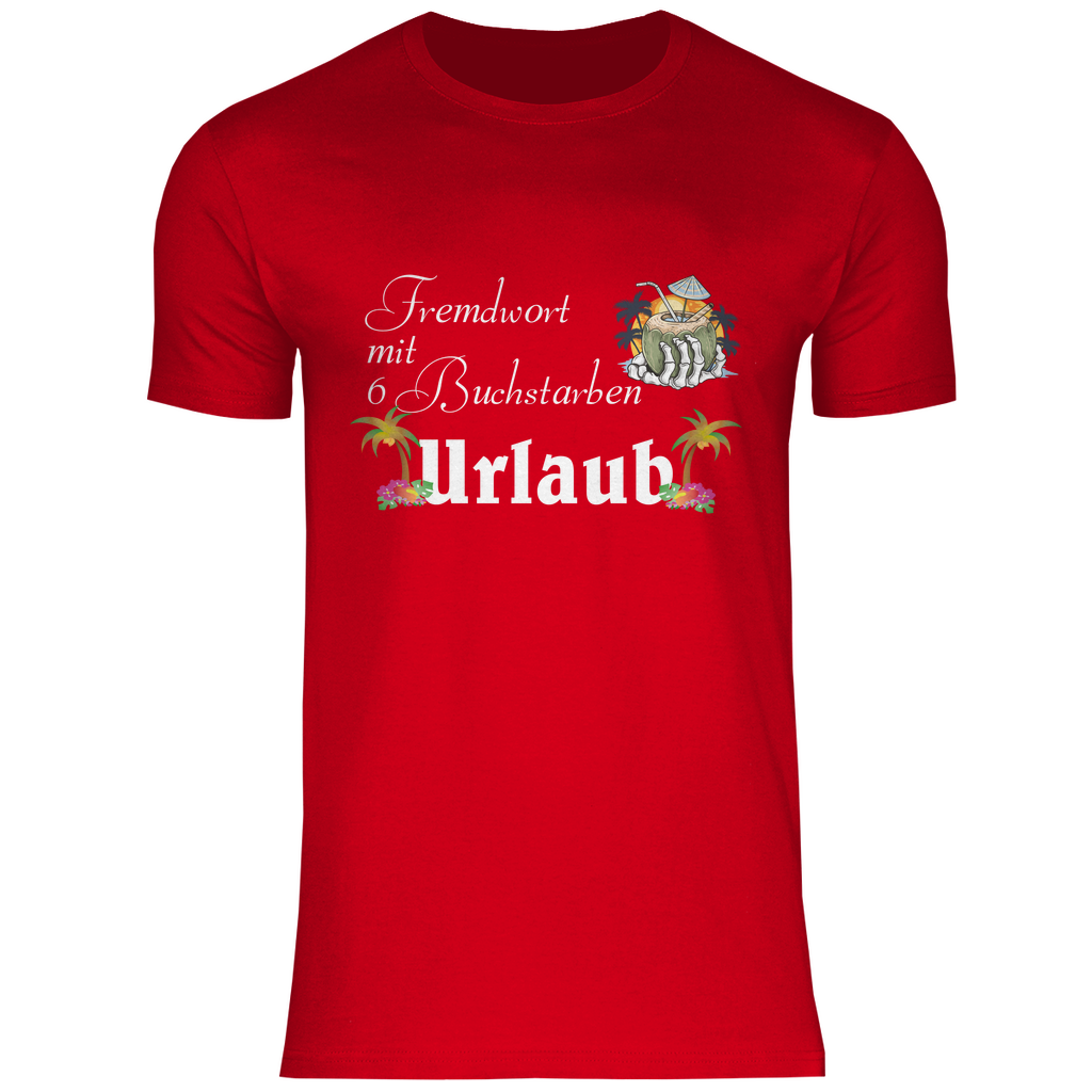 Herren T-Shirt Urlaub