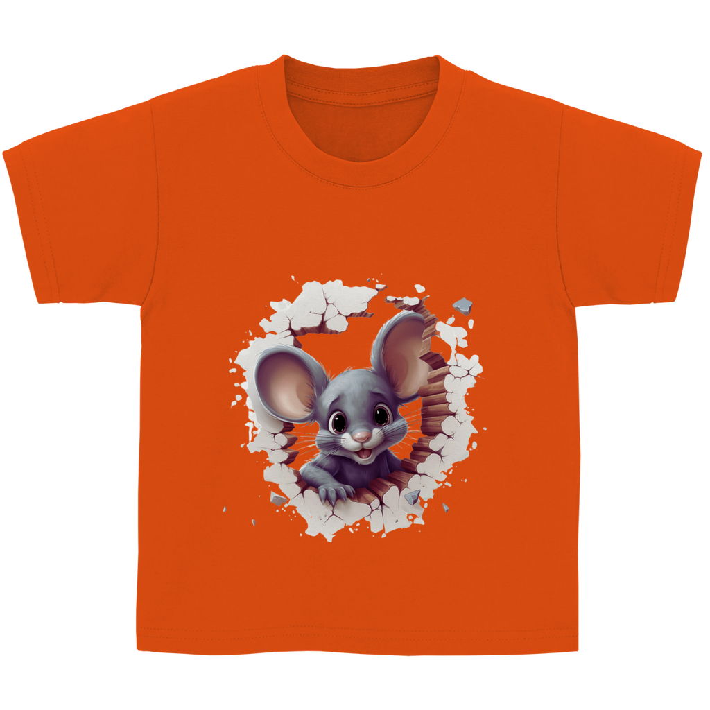 Kinder Basic T-Shirt maus-02