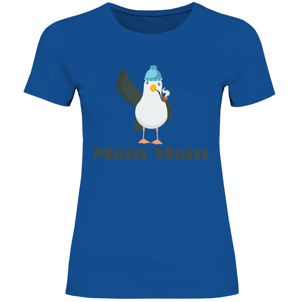 Damen T-Shirt Moin Moin