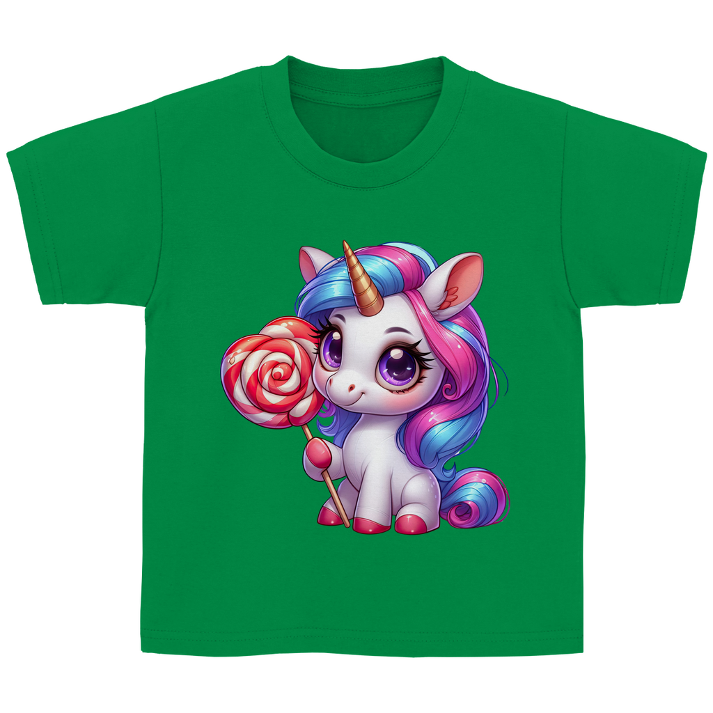 Kinder Basic T-Shirt Einhorn-02