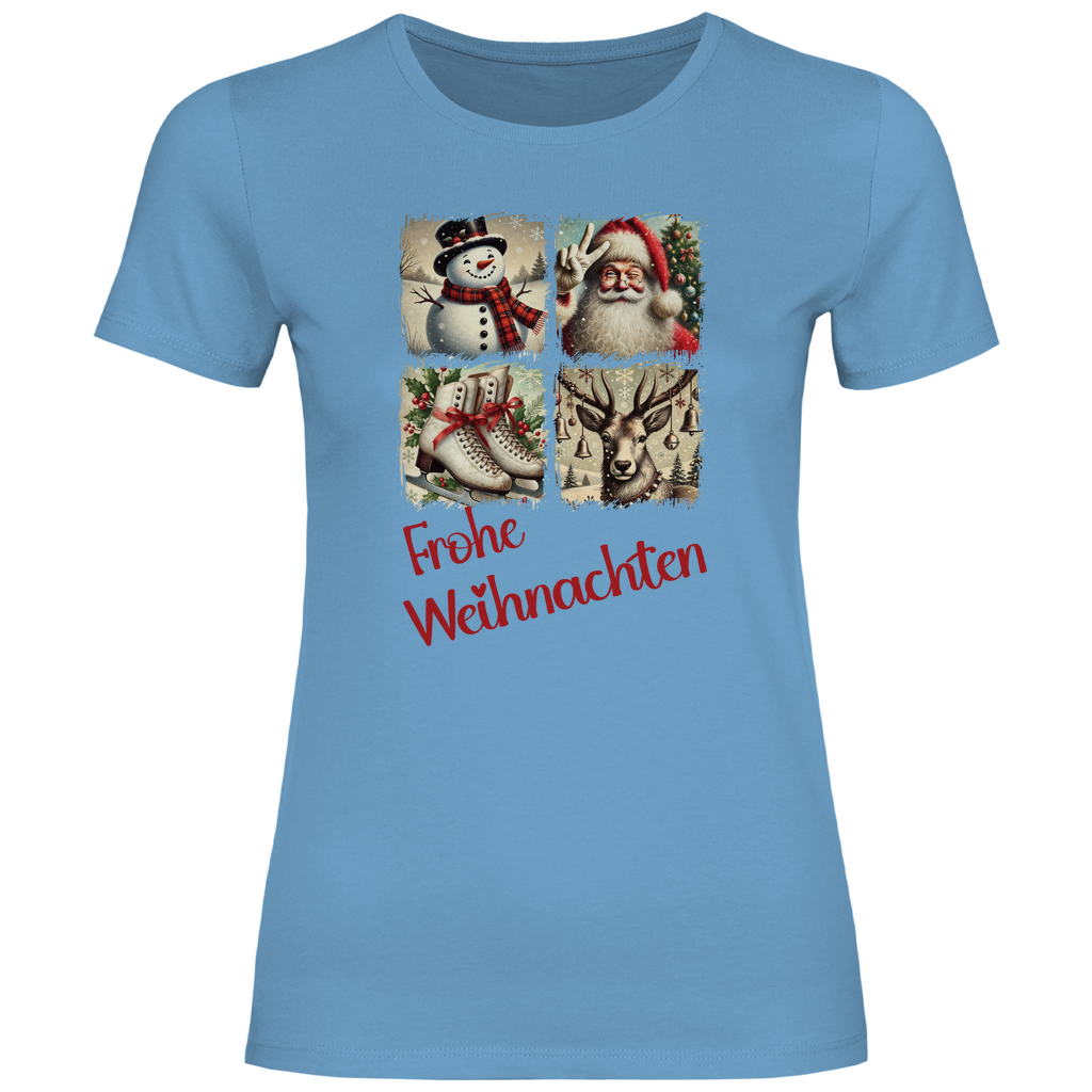 Damen T-Shirt weihnachten-10
