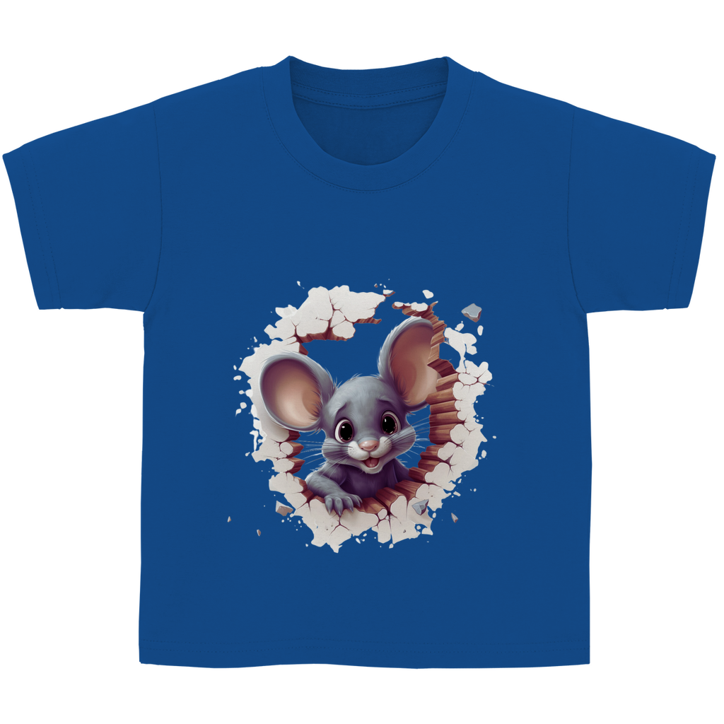Kinder Basic T-Shirt maus-02
