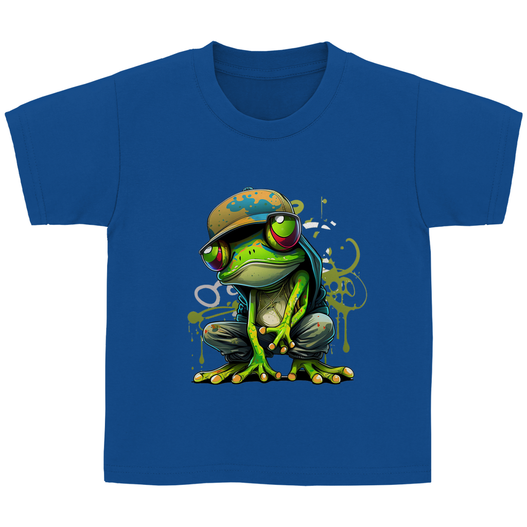 Kinder Basic T-Shirt Frosch-2