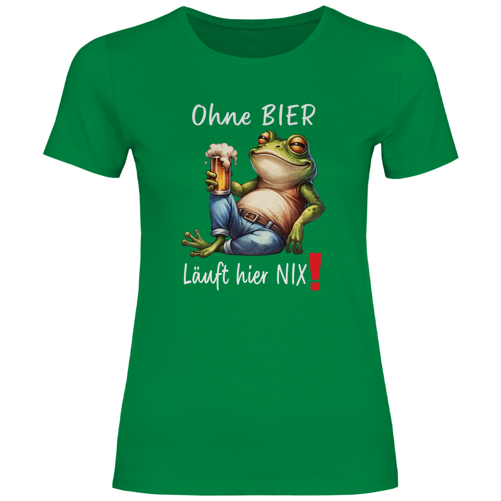 Damen T-Shirt Ohne Bier-01
