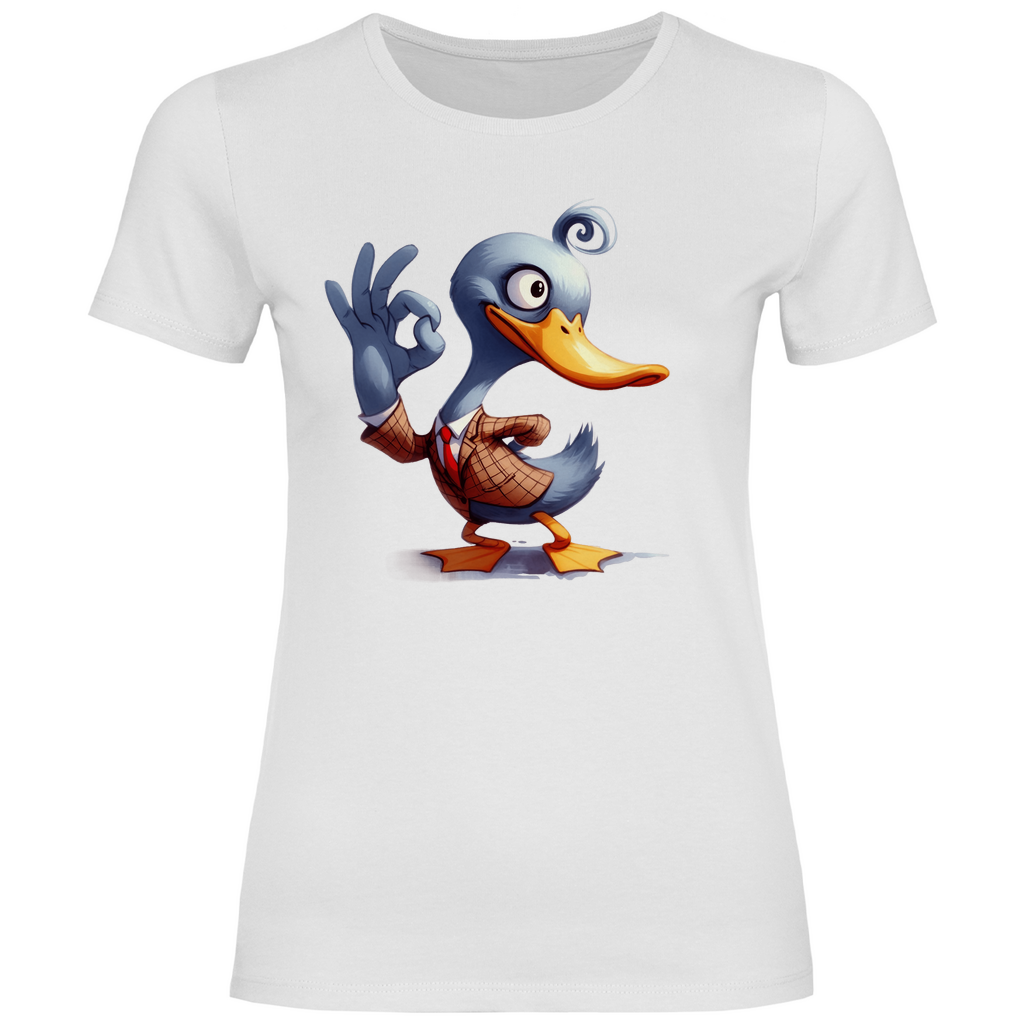 Damen T-Shirt ente01
