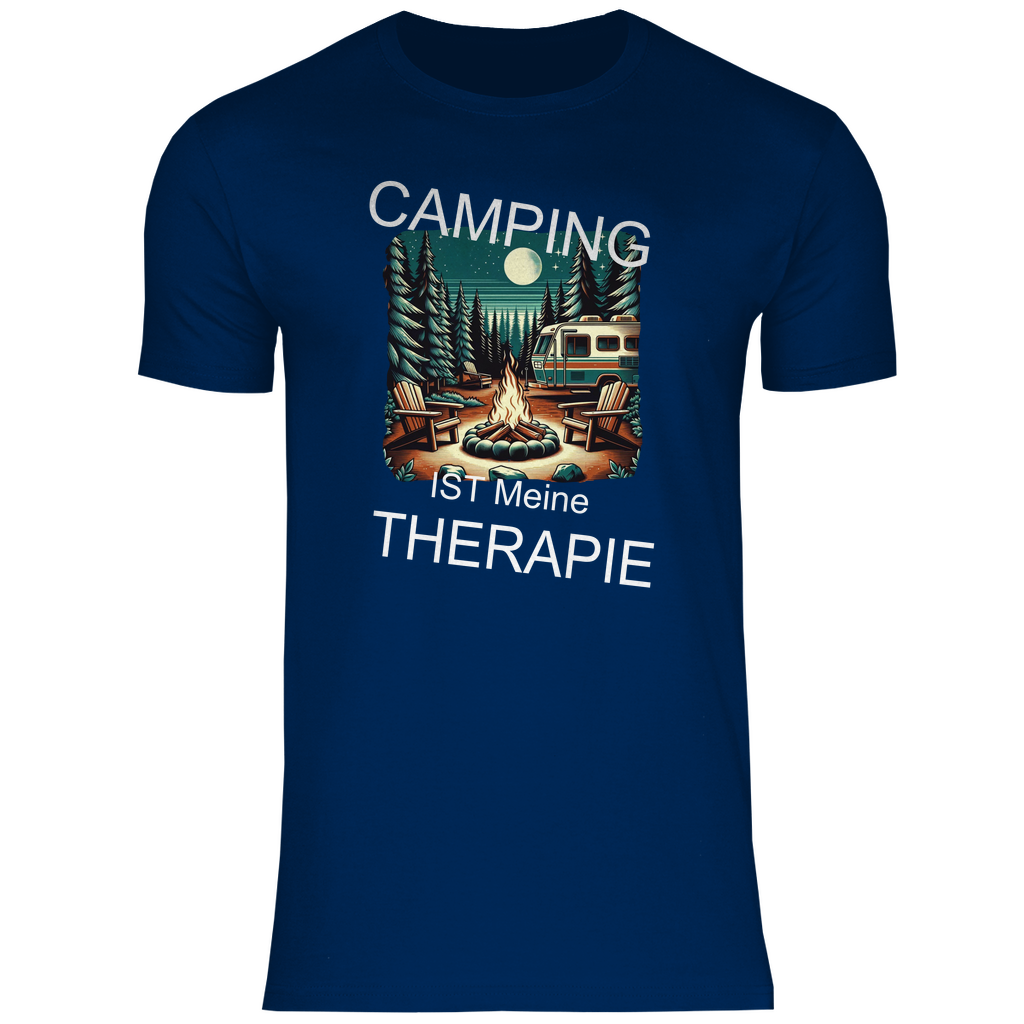 Herren T-Shirt Camping-Therapie-01