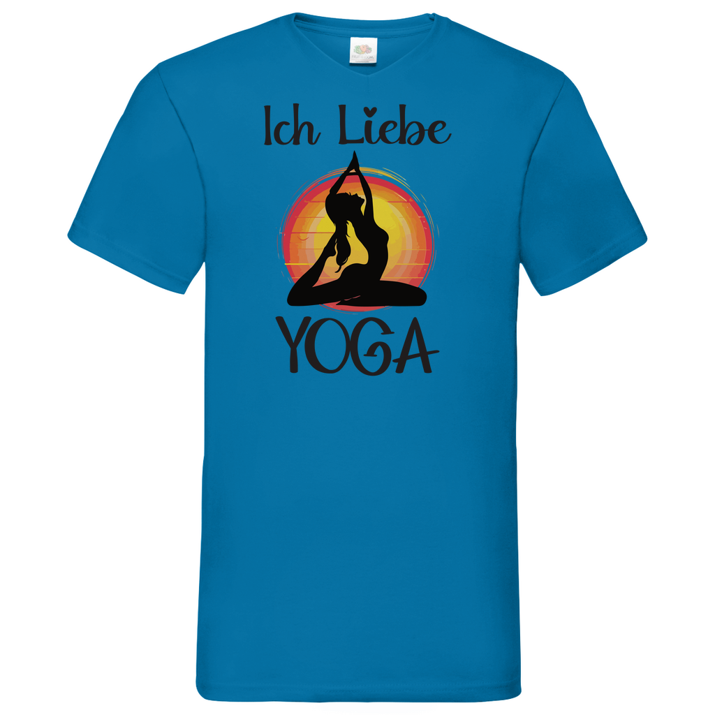 Herren Basic V-Neck T-Shirt YOGA-005