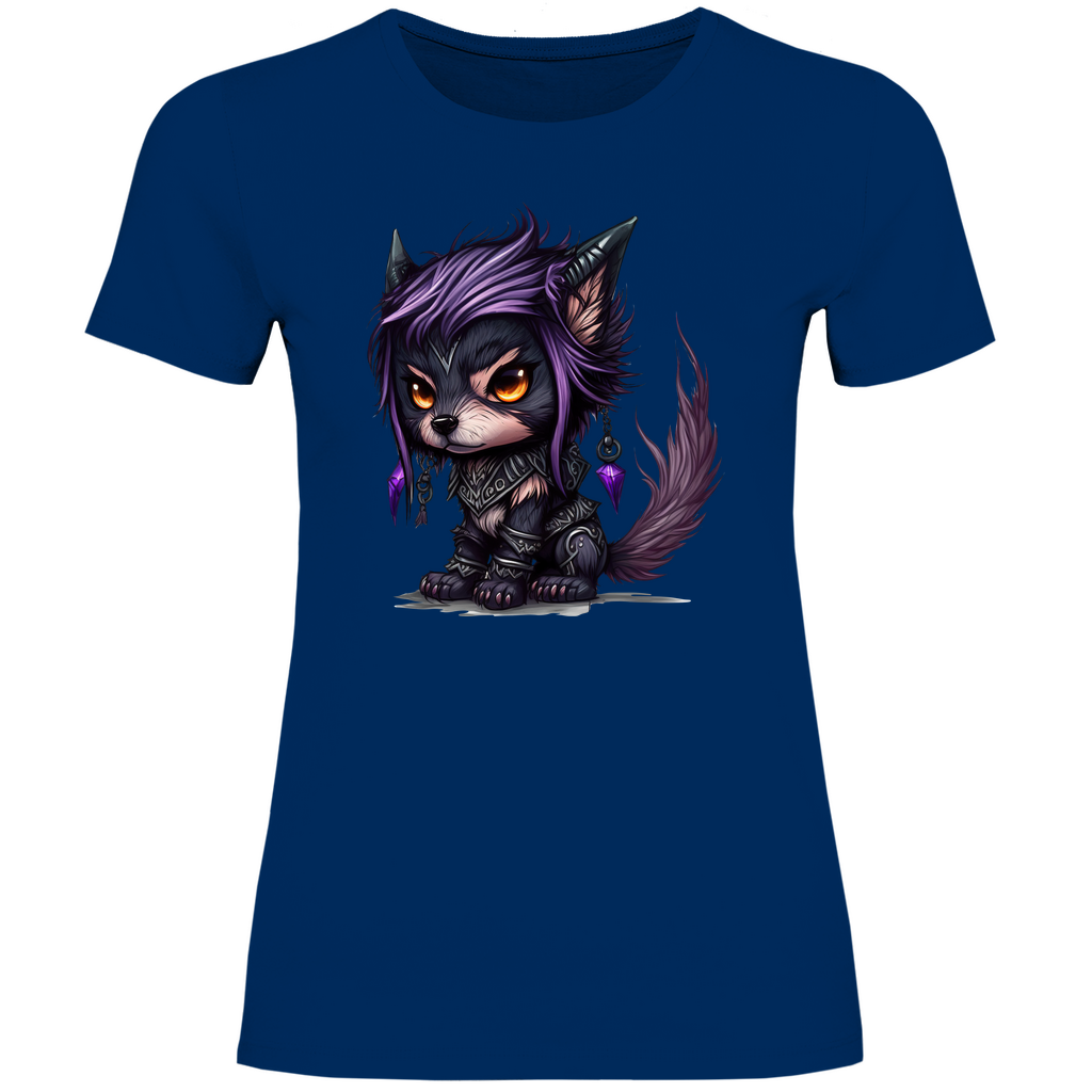 Damen T-Shirt wolf 01