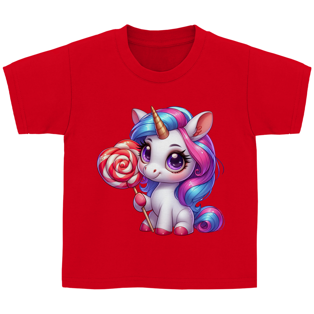 Kinder Basic T-Shirt Einhorn-02