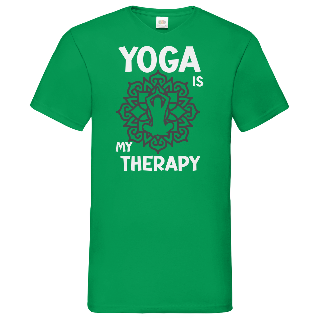 Herren Basic V-Neck T-Shirt YOGA-004