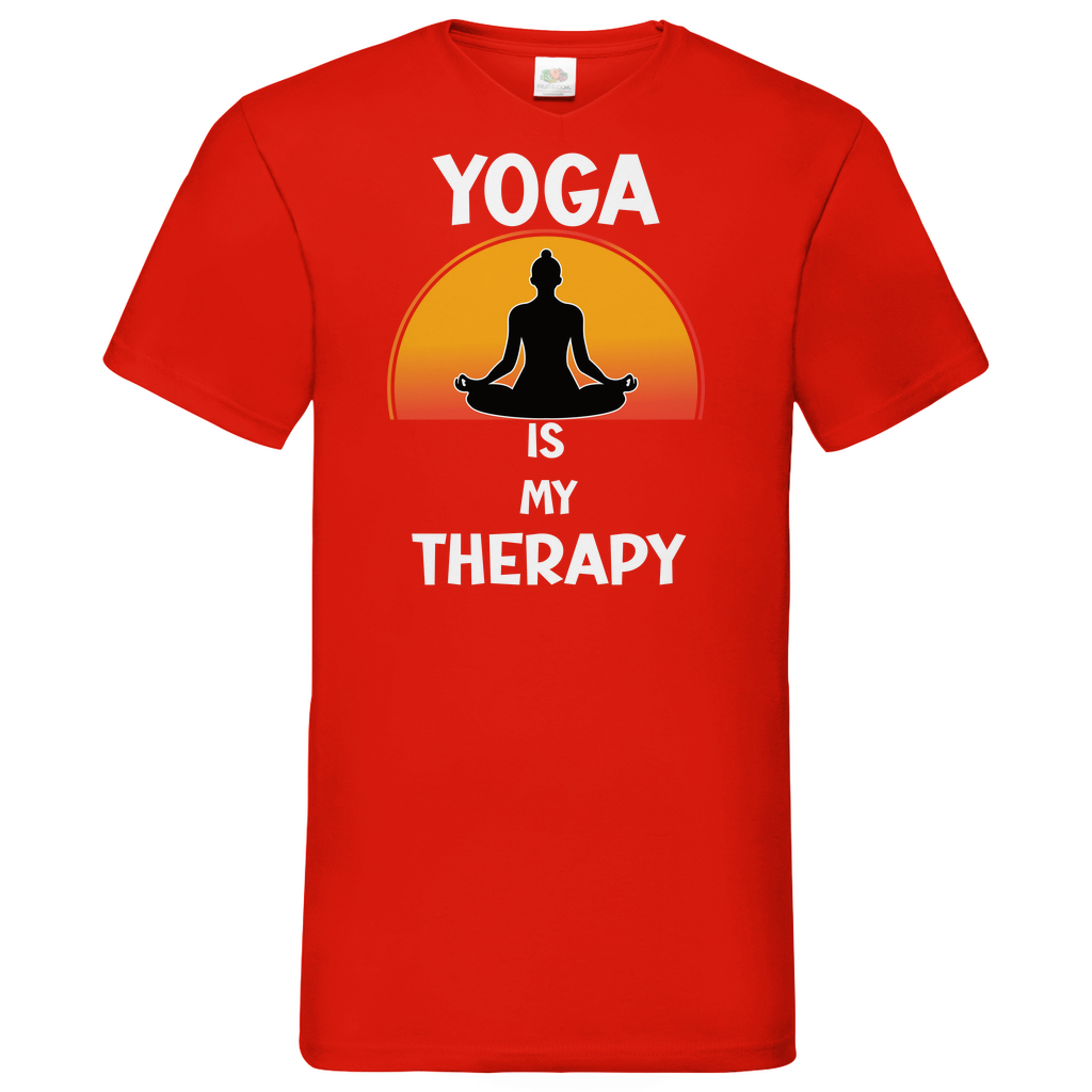 Herren Basic V-Neck T-Shirt YOGA-002