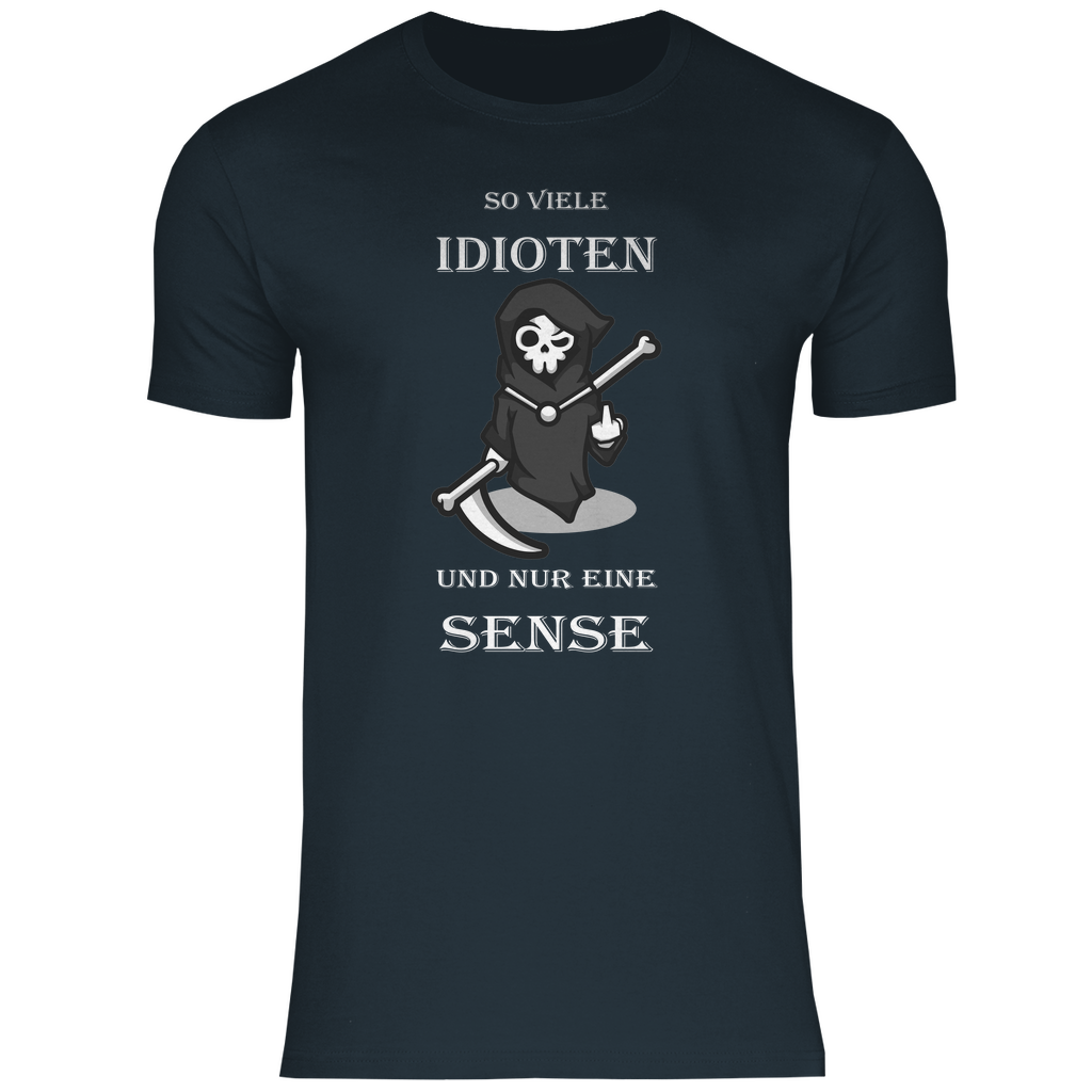 Herren T-Shirt So viele Idioten-01