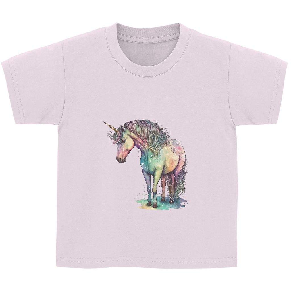 Kinder Basic T-Shirt unicorn-04