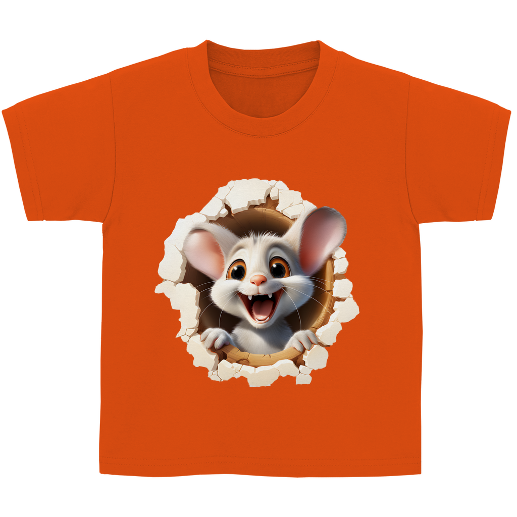 Kinder Basic T-Shirt maus-01