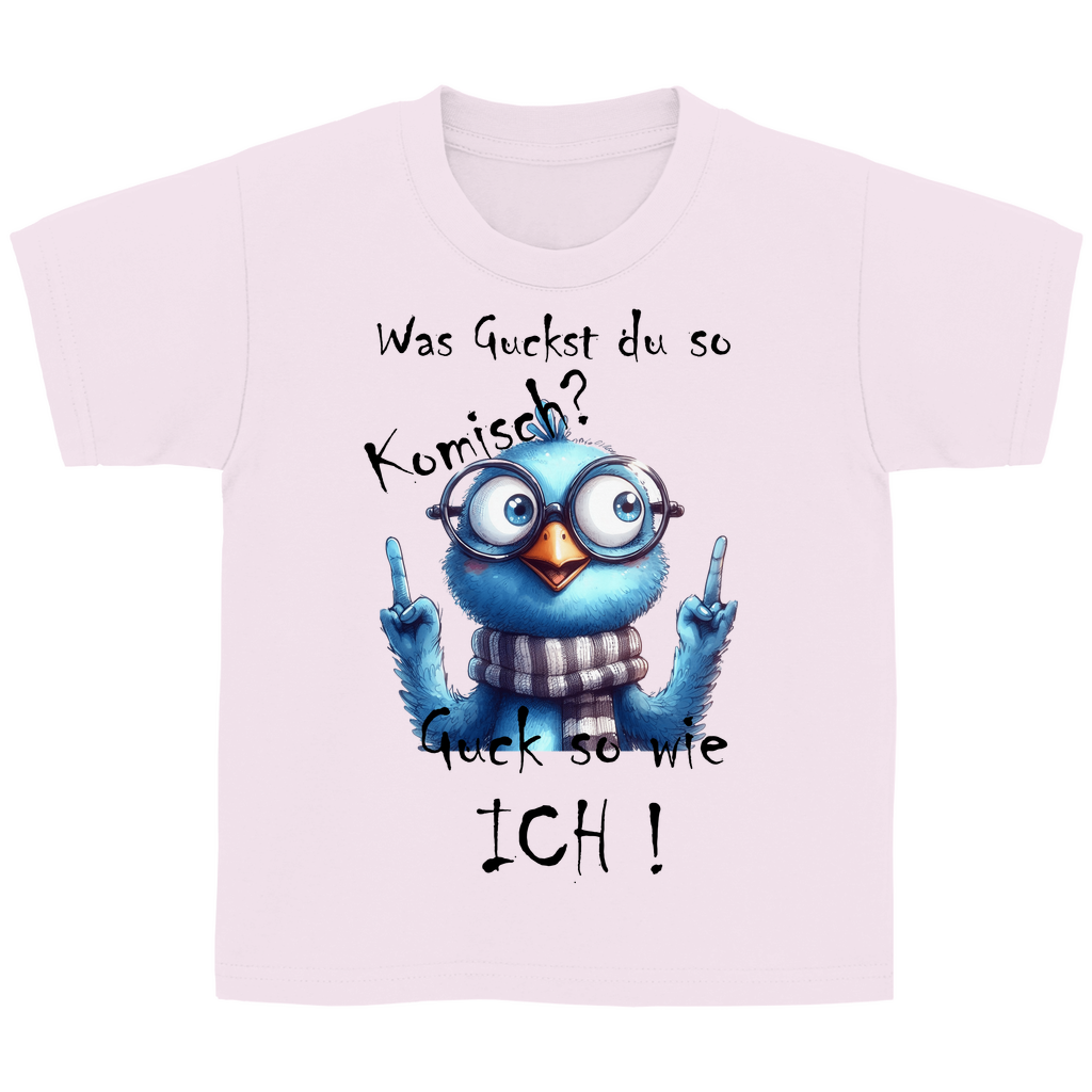 Kinder Basic T-Shirt was kuckst du ? 02S