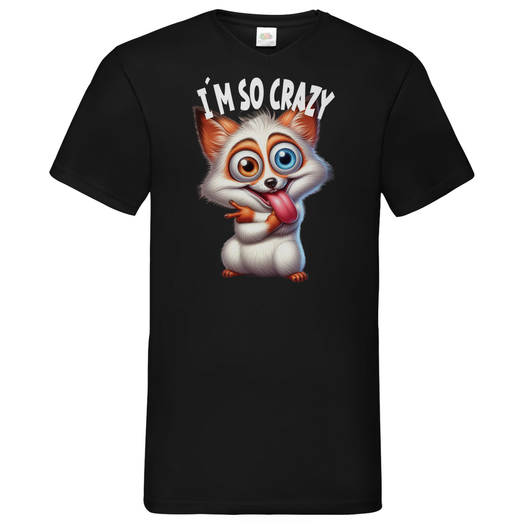 Herren Basic V-Neck T-Shirt spruch010