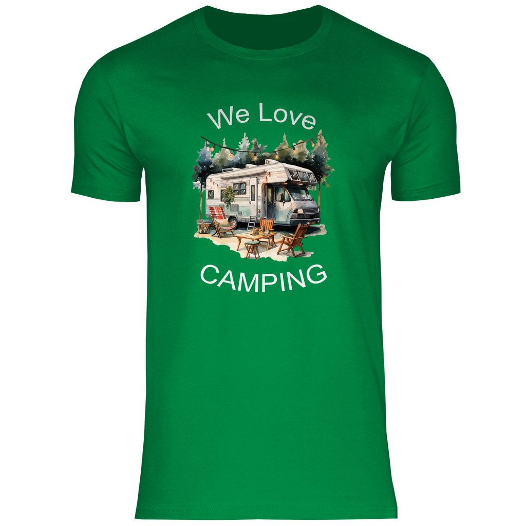 Herren T-Shirt we love camping-01