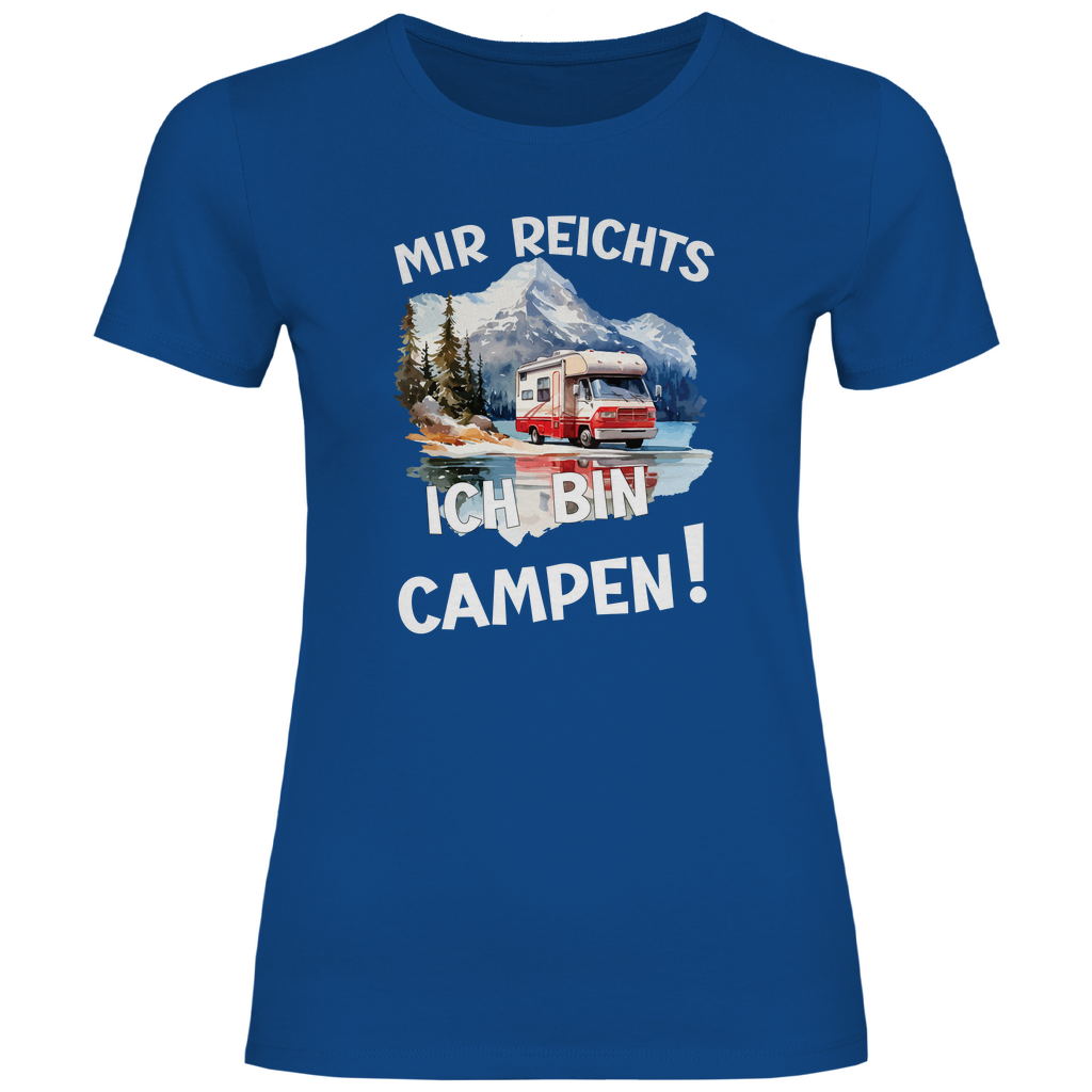 Damen T-Shirt camping-09