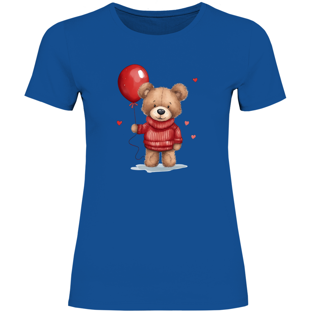 Damen T-Shirt Teddybär-01