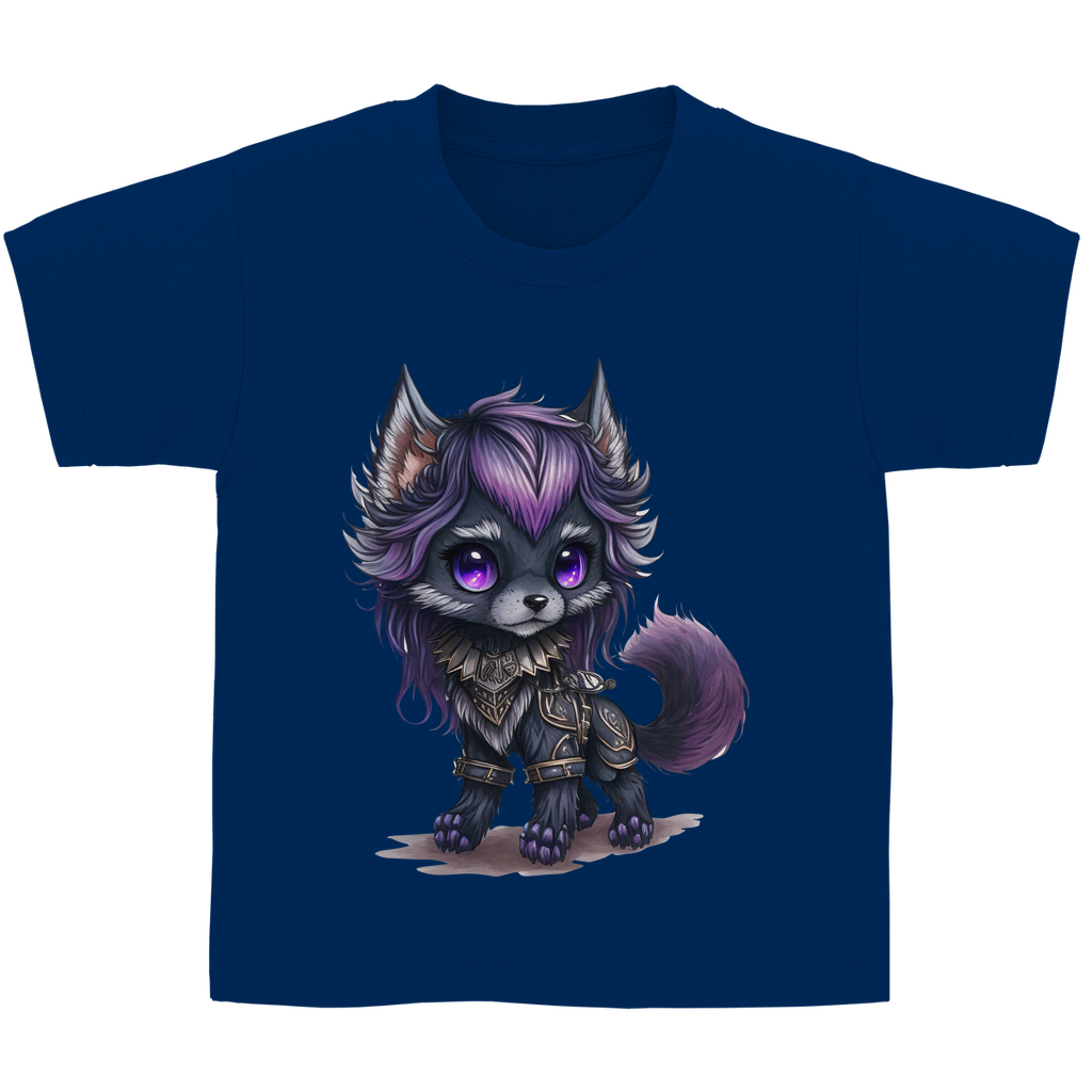 Kinder Basic T-Shirt wolf 02