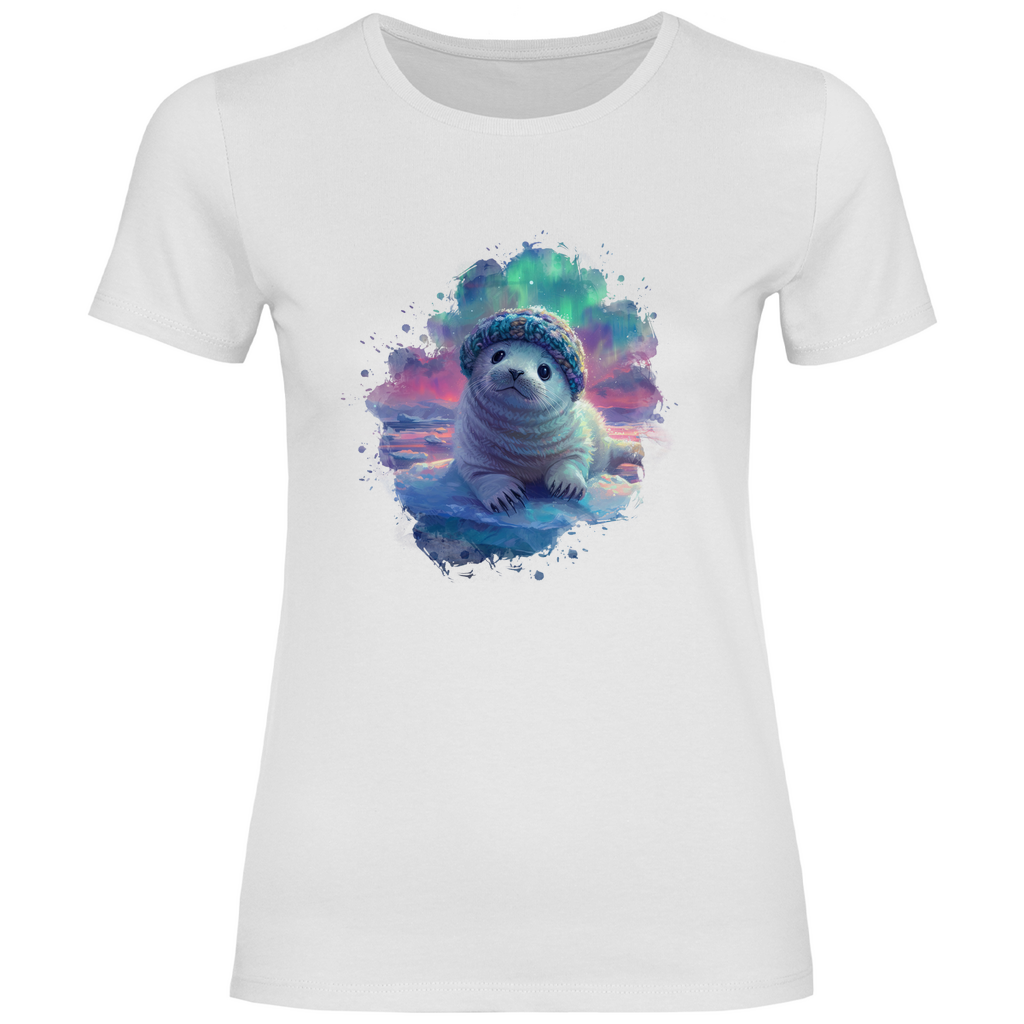 Damen T-Shirt Seehund-02