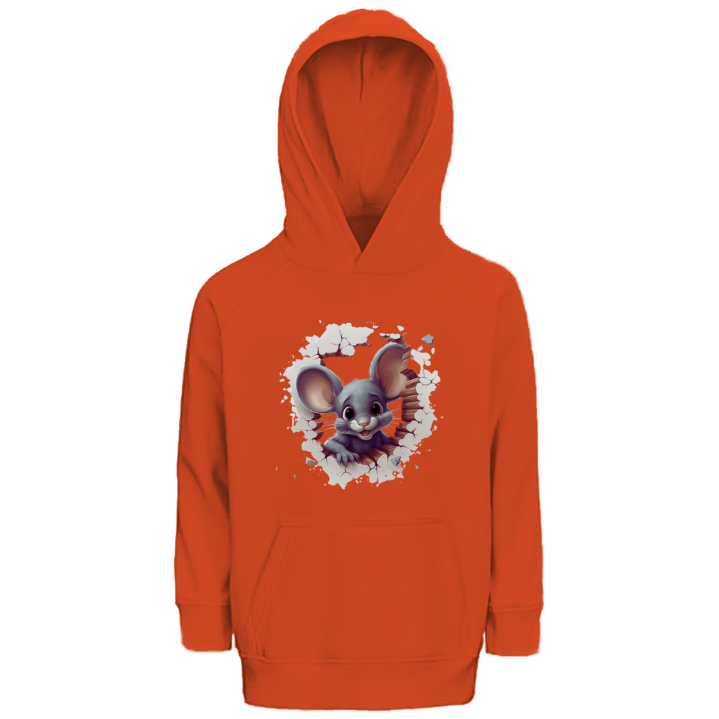 Kinder Premium Bio Hoodie maus-02