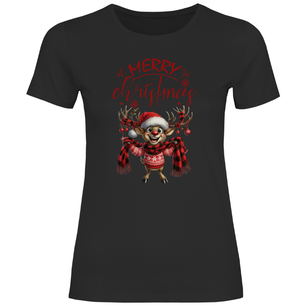 Damen T-Shirt weihnachten-12