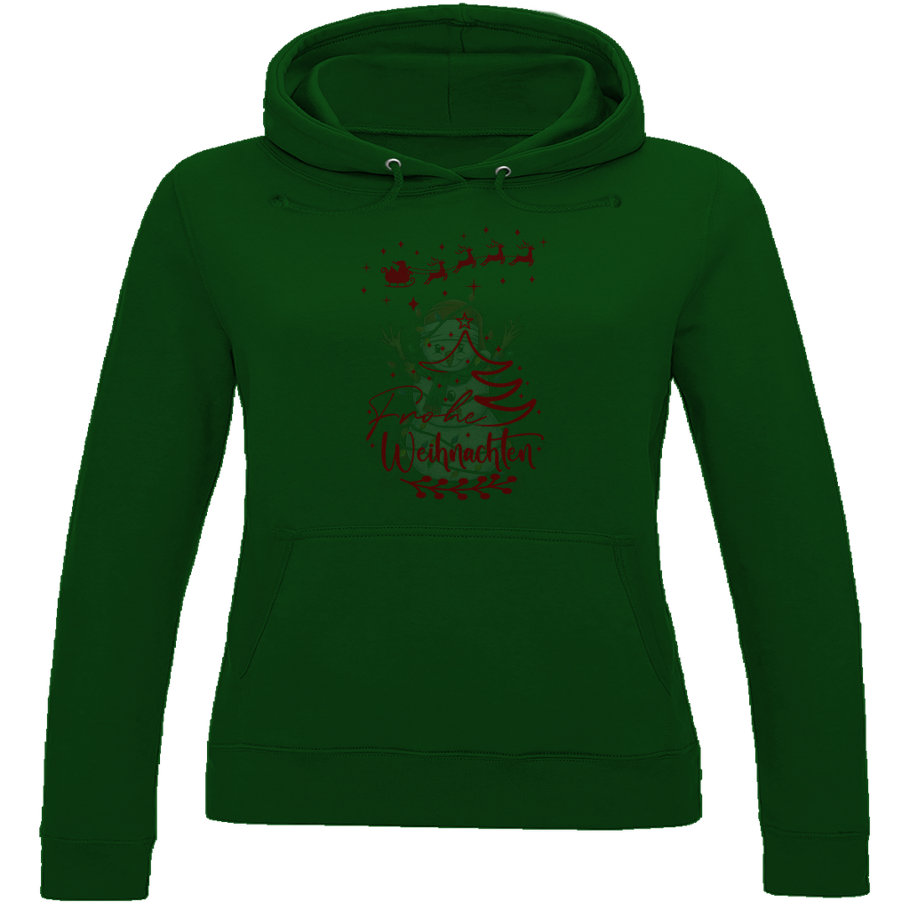 Damen Hoodie weihnachten-09