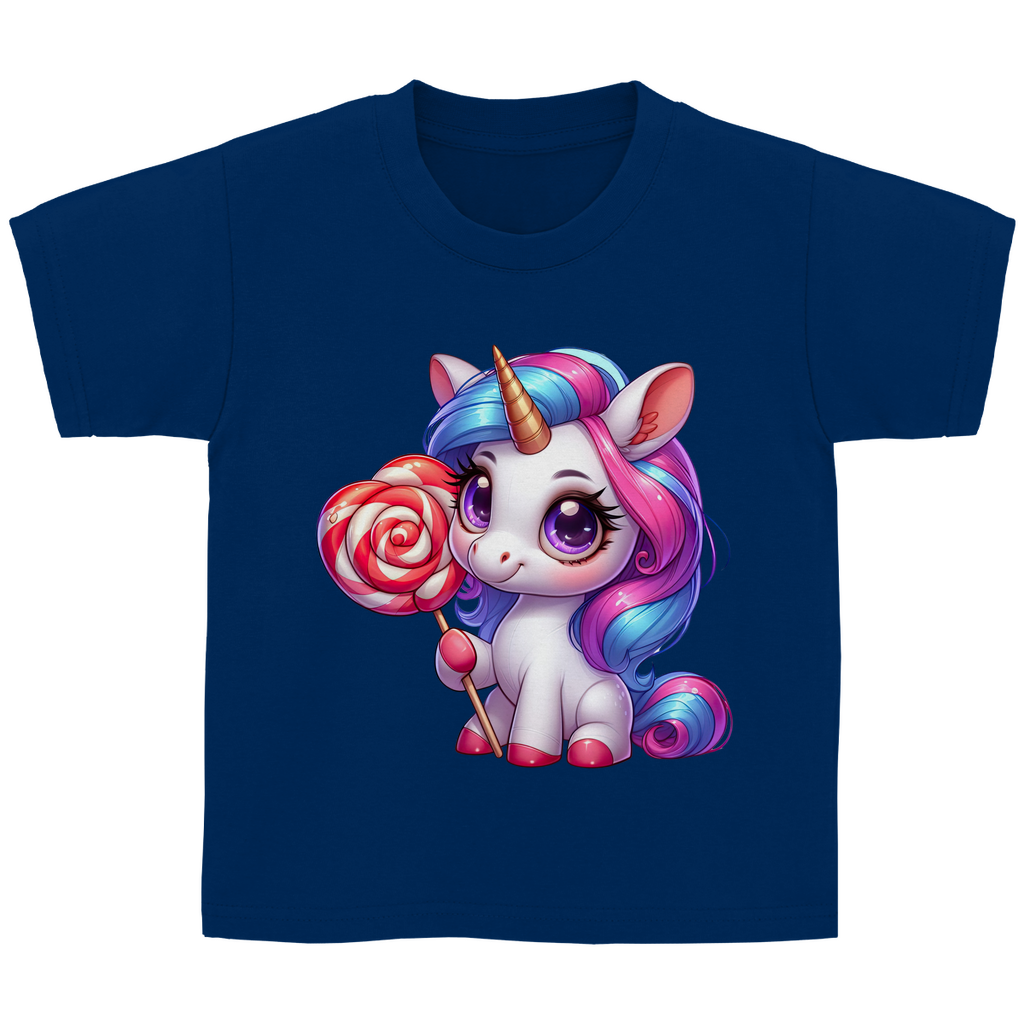 Kinder Basic T-Shirt Einhorn-02
