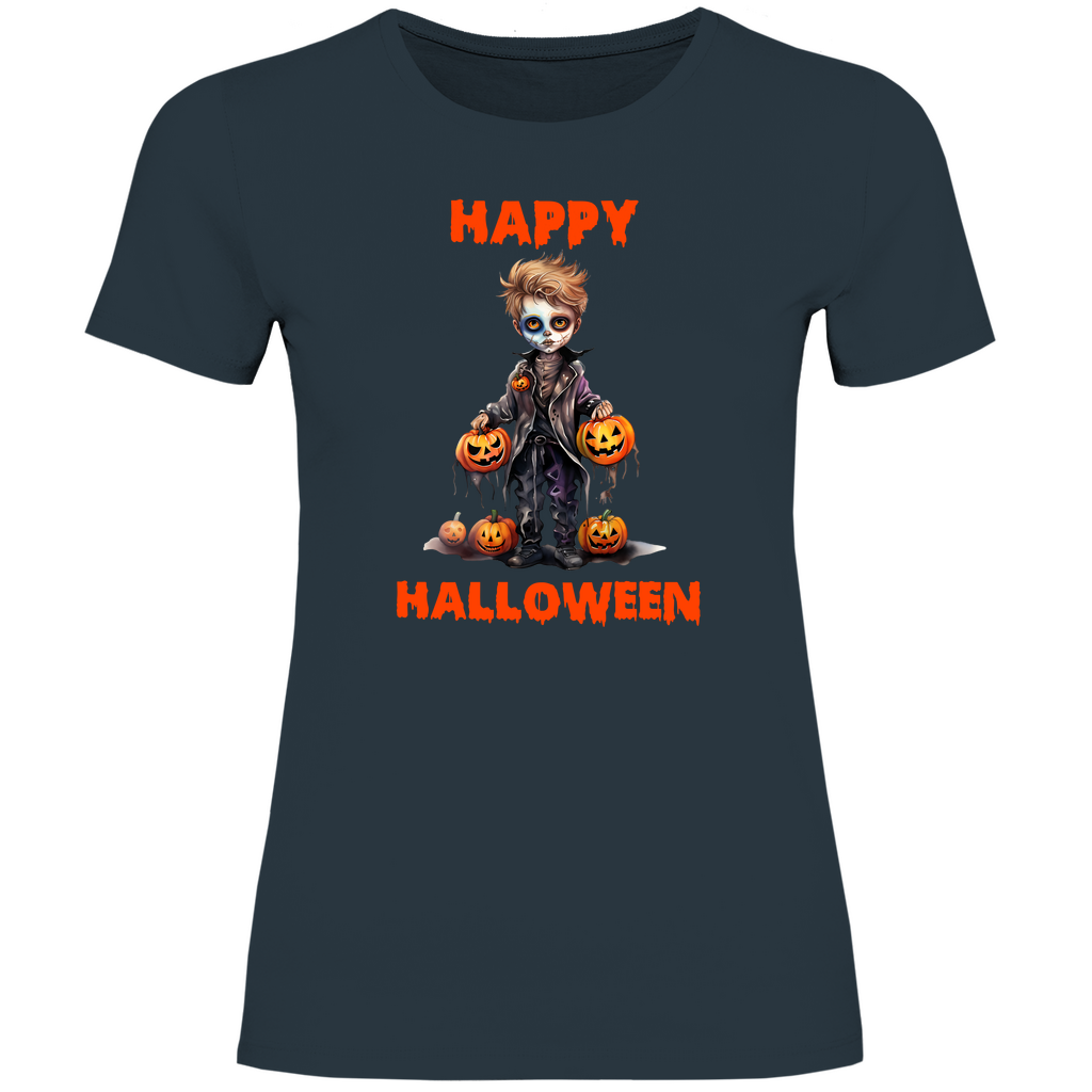 Damen T-Shirt Halloween-15