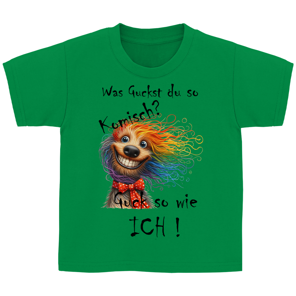 Kinder Basic T-Shirt was kuckst du ? 03S