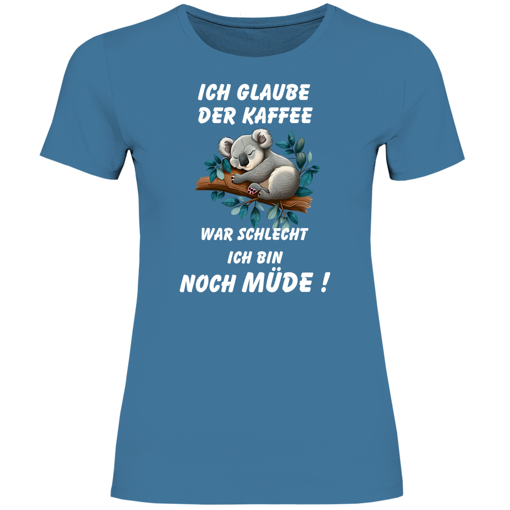 Damen T-Shirt kaffee-01