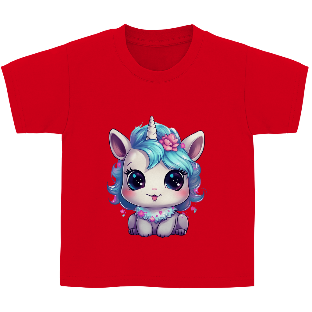 Kinder Basic T-Shirt unicorn-02