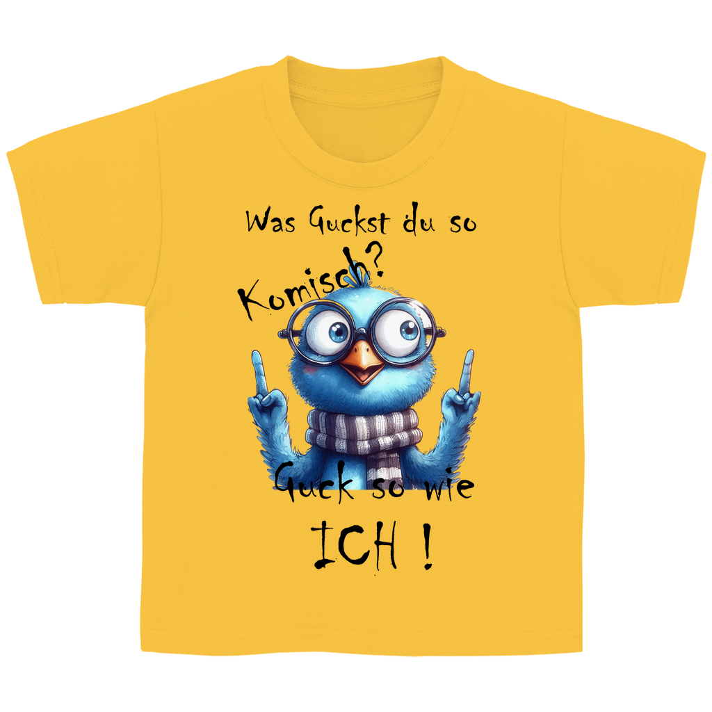 Kinder Basic T-Shirt was kuckst du ? 02S
