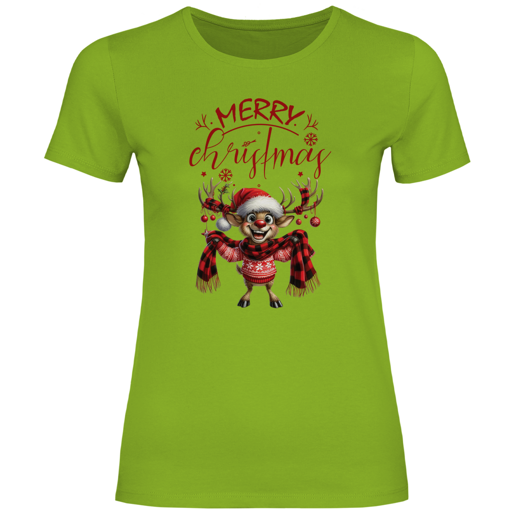 Damen T-Shirt weihnachten-12
