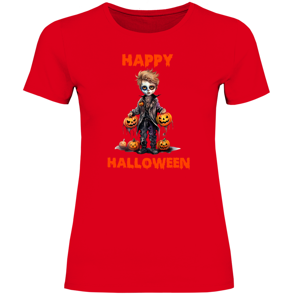 Damen T-Shirt Halloween-15