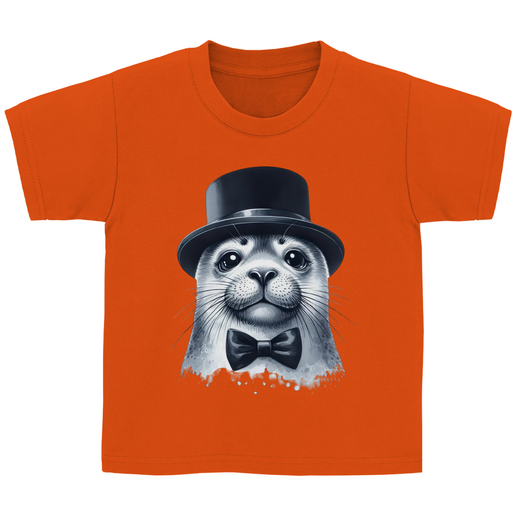 Kinder Basic T-Shirt Seehund-03