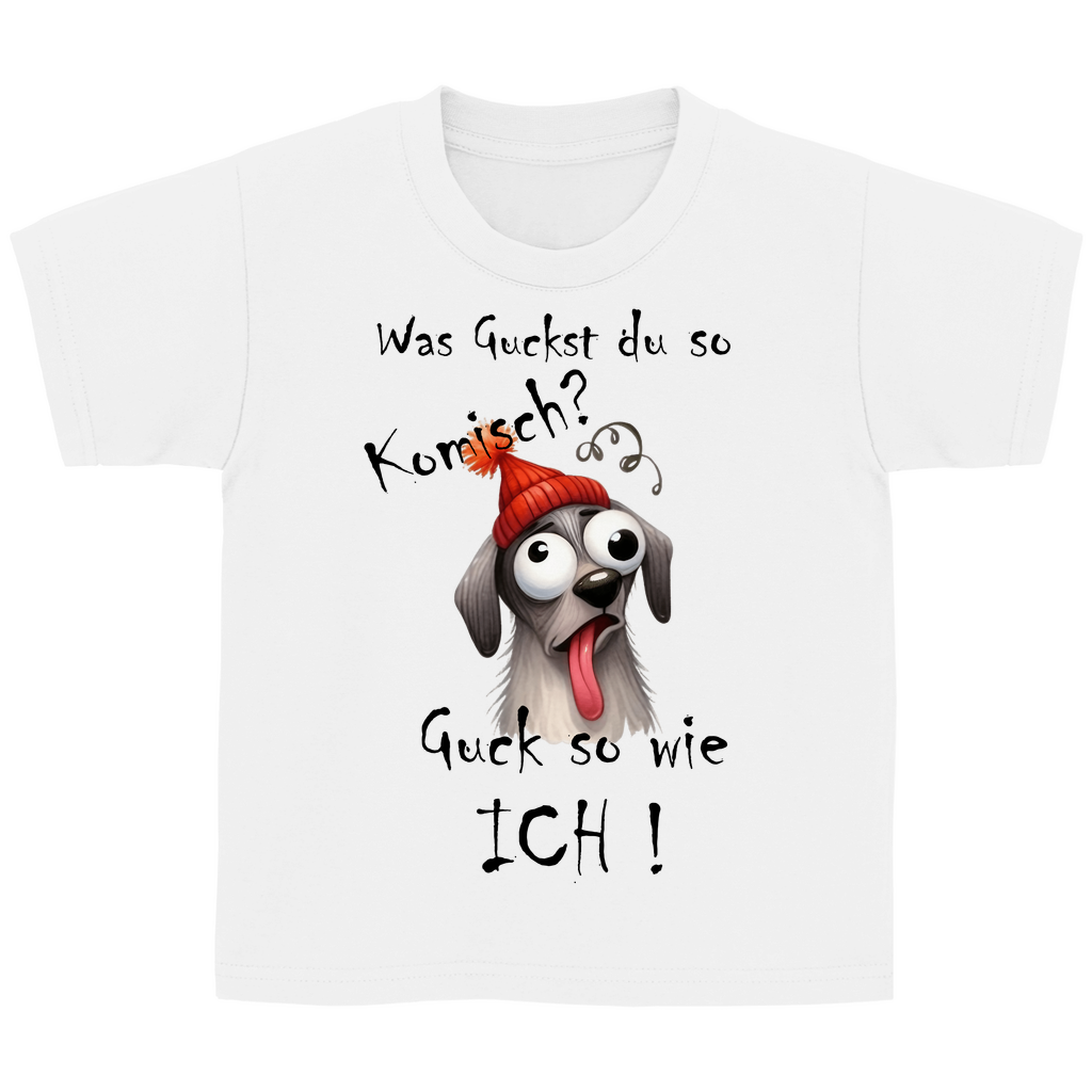 Kinder Basic T-Shirt was kuckst du ? 04S
