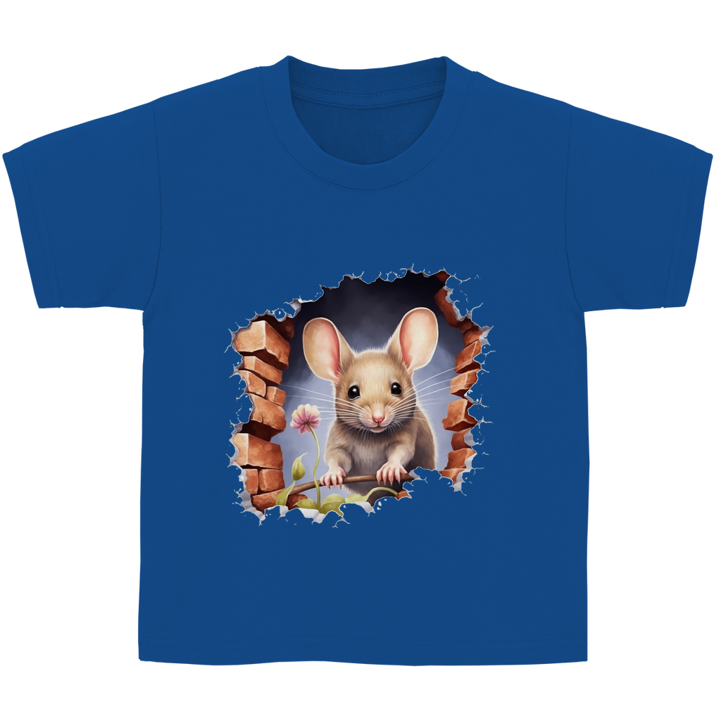 Kinder Basic T-Shirt maus-03