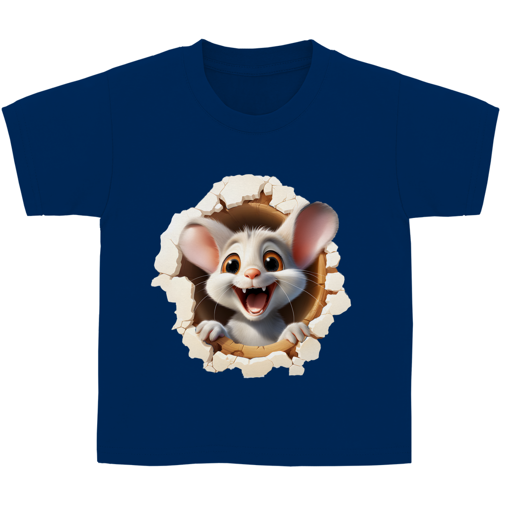 Kinder Basic T-Shirt maus-01