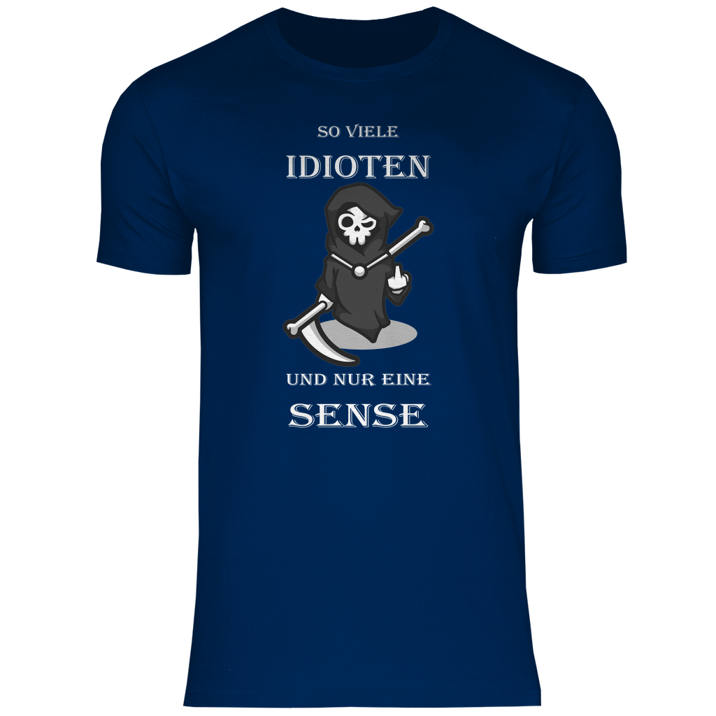 Herren T-Shirt So viele Idioten-01