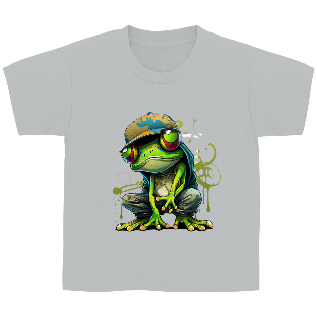 Kinder Basic T-Shirt Frosch-2