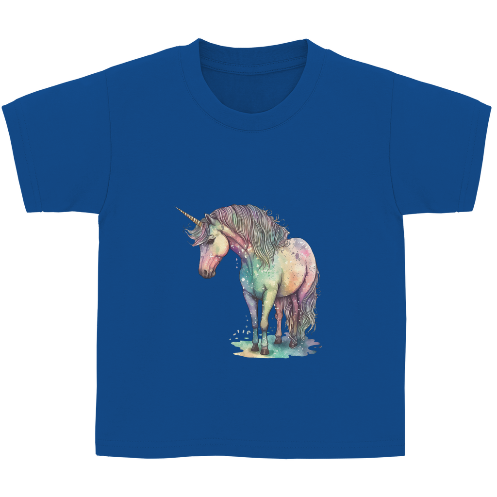 Kinder Basic T-Shirt unicorn-04