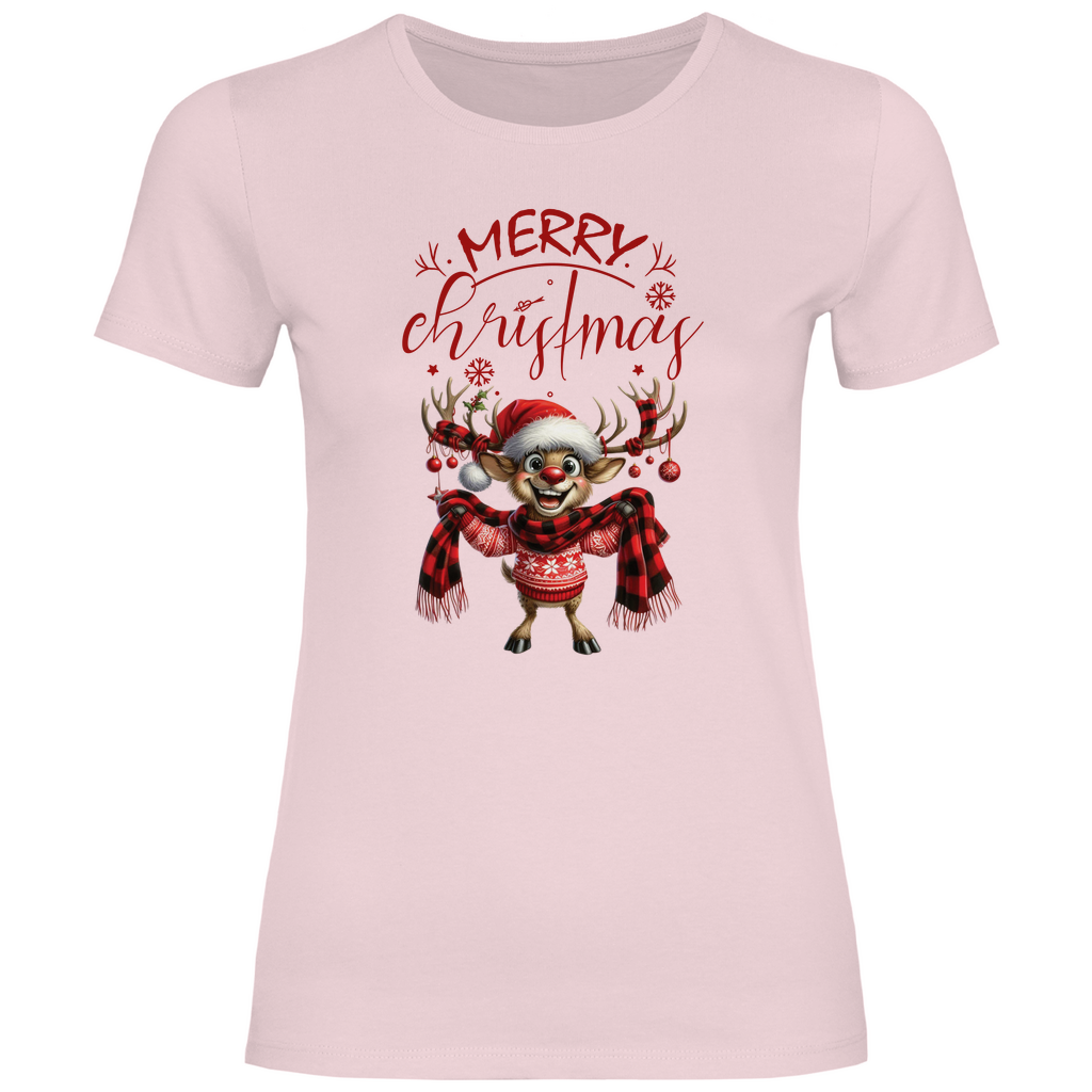 Damen T-Shirt weihnachten-12