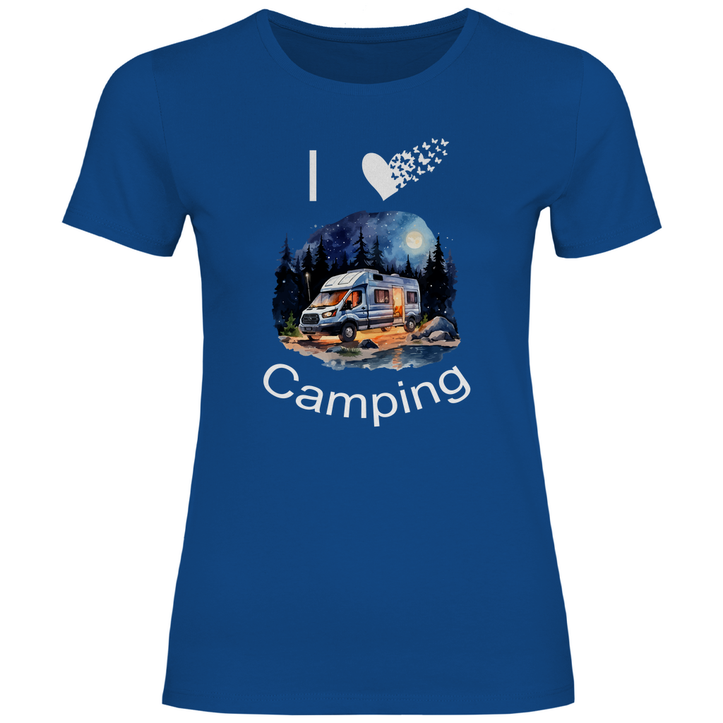 Damen T-Shirt camping-06